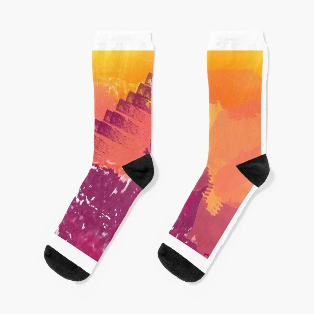 

The Promises of Recovery abstract art Socks cartoon Children's anti-slip Socks Man Women's