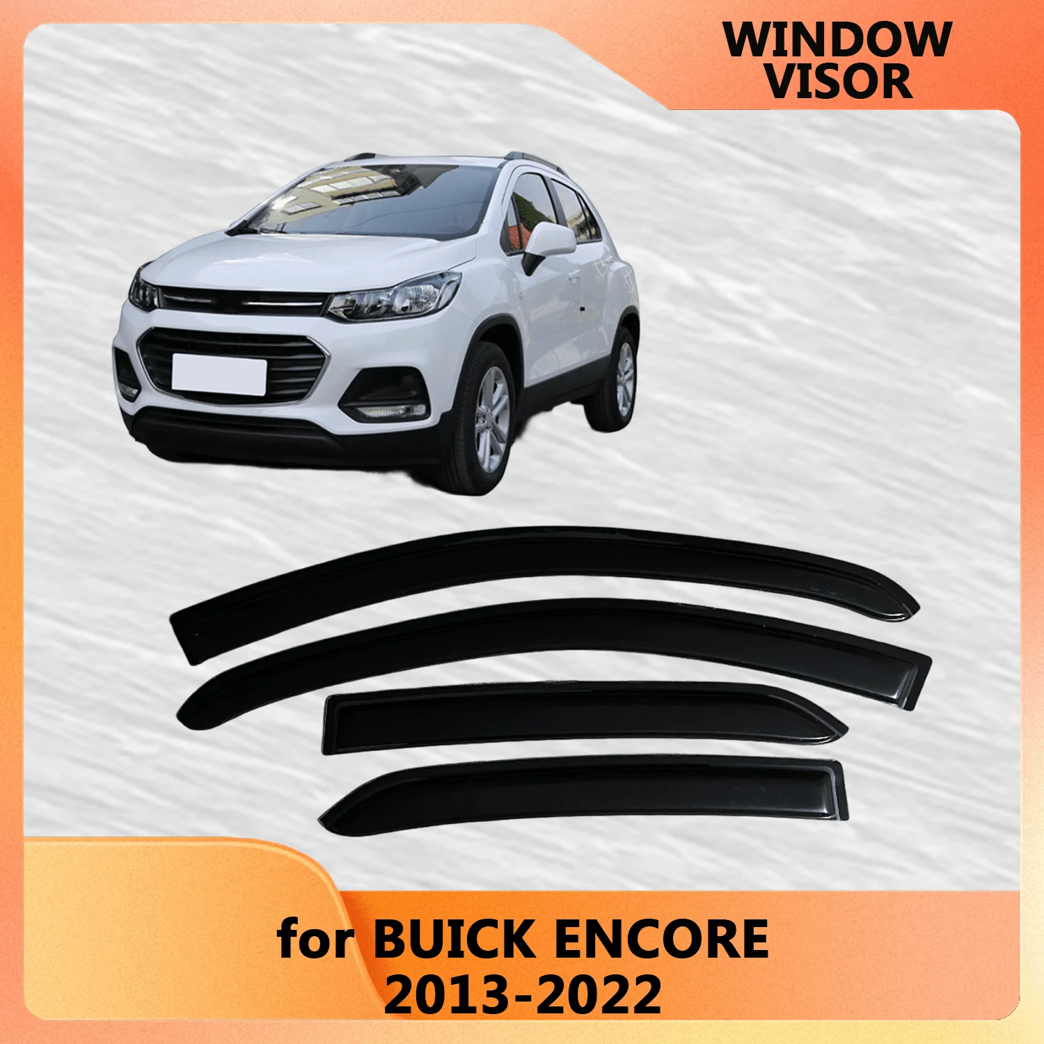 

Оконный козырек для BUICK ENCORE 2013-2020 2021 2022, ветрозащитные дефлекторы, защита от дождя, дверной козырек, вентиляционные шторы