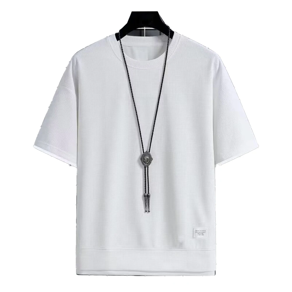 

Breathable Solid Color Top Breathable Solid Color Tee XL 2XL Breathable Casual Top Casual Wear Lightweight Men's Clothing