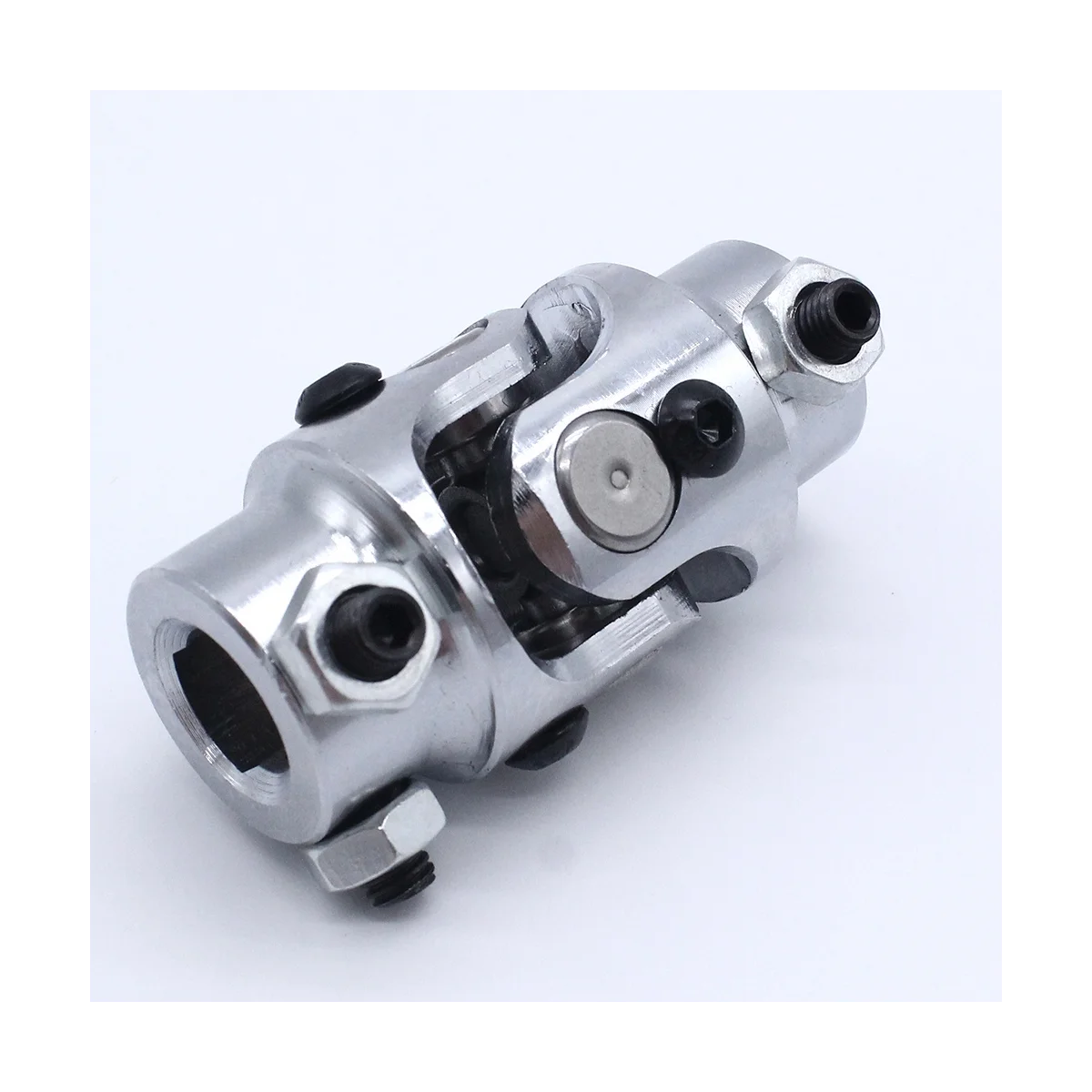 For Mustang II Power Rack Car Accessories 3/4-36 Spline X 3/4Inch DD Smooth Chrome Universal Steering Shaft U Joint