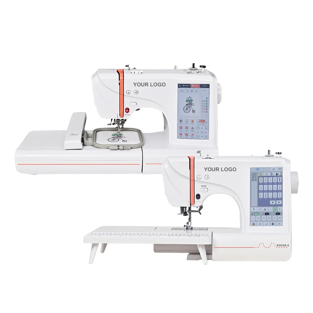 Wholesale PooLin EOC05-2 Home Use Automatic Computer High Quality Sewing Embroidery Machine With OEM Service