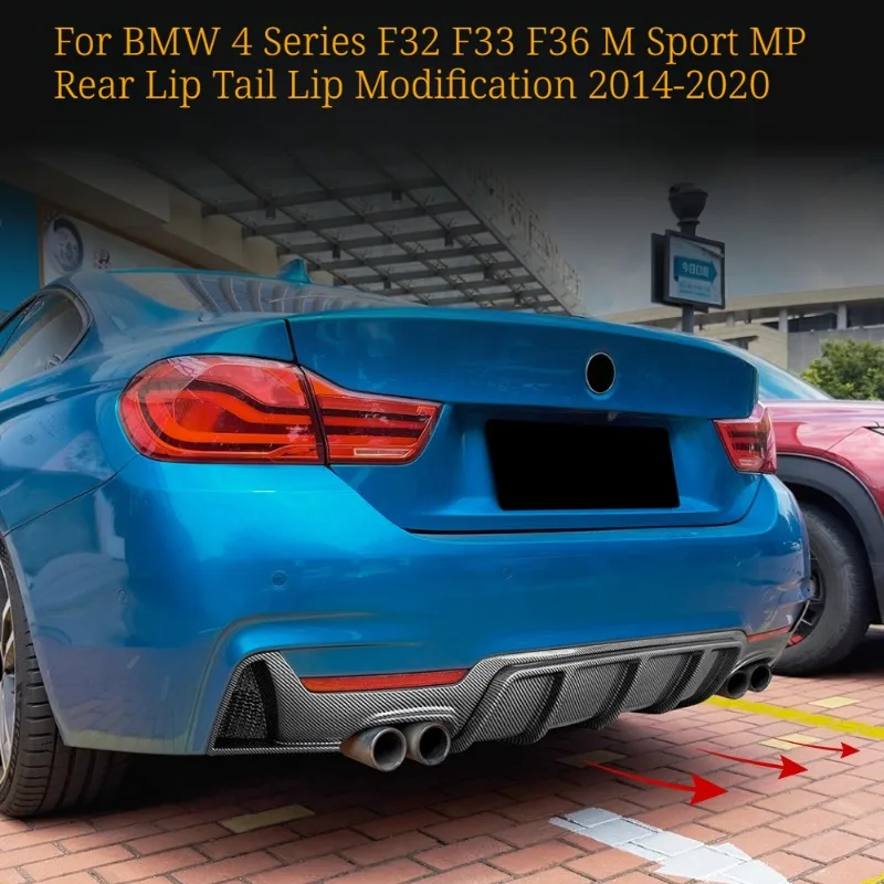 

For 2014-2020 Bmw 4 Series F32 F33 F36 M Sport Car Rear Bumper Diffuser Splitter Chin Spoiler Exterior Accessories Tuning Parts