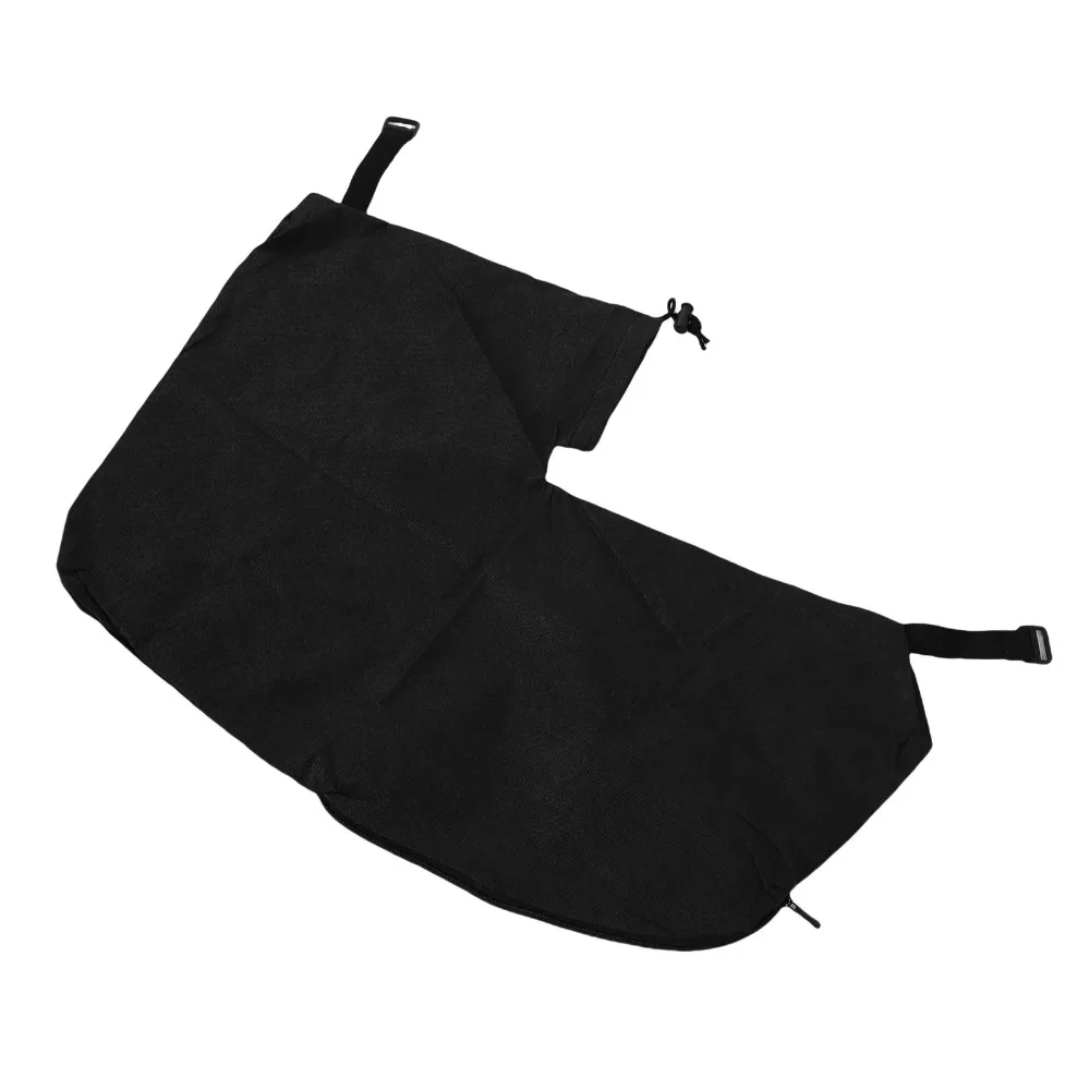 Durable Non Woven Fabric Leaf Blower Bag Universal Black Debris Catcher Bag Tear-Resistant Compact Vacuum Cleaner Bag