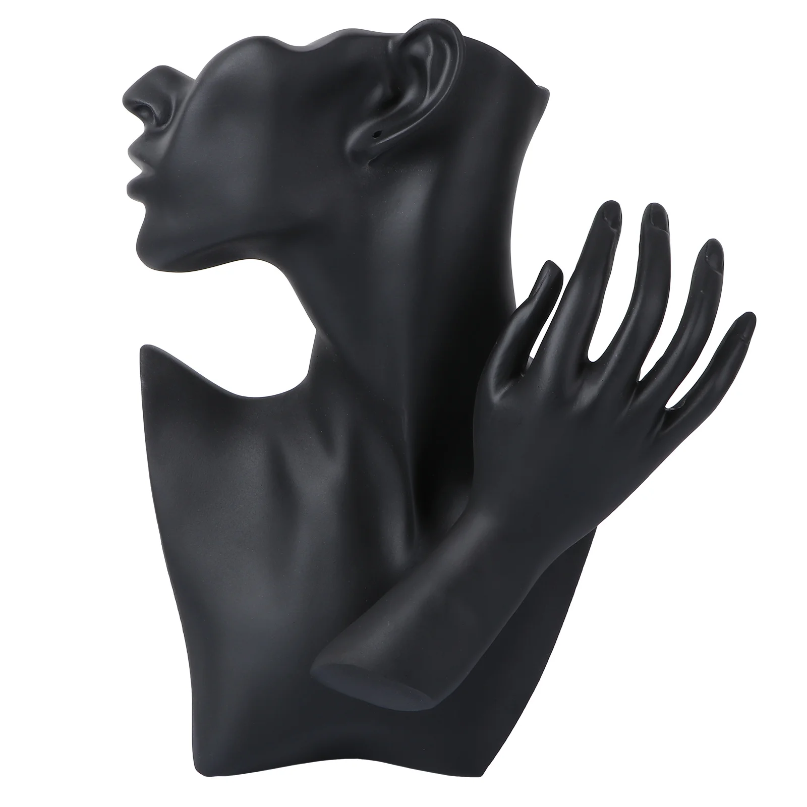 1 قطعة مجوهرات من مادة الراتنج الإبداعية عرض قلادة حامل القرط رف سطح المكتب حلية حلقة التخزين المنظم عرض المجوهرات