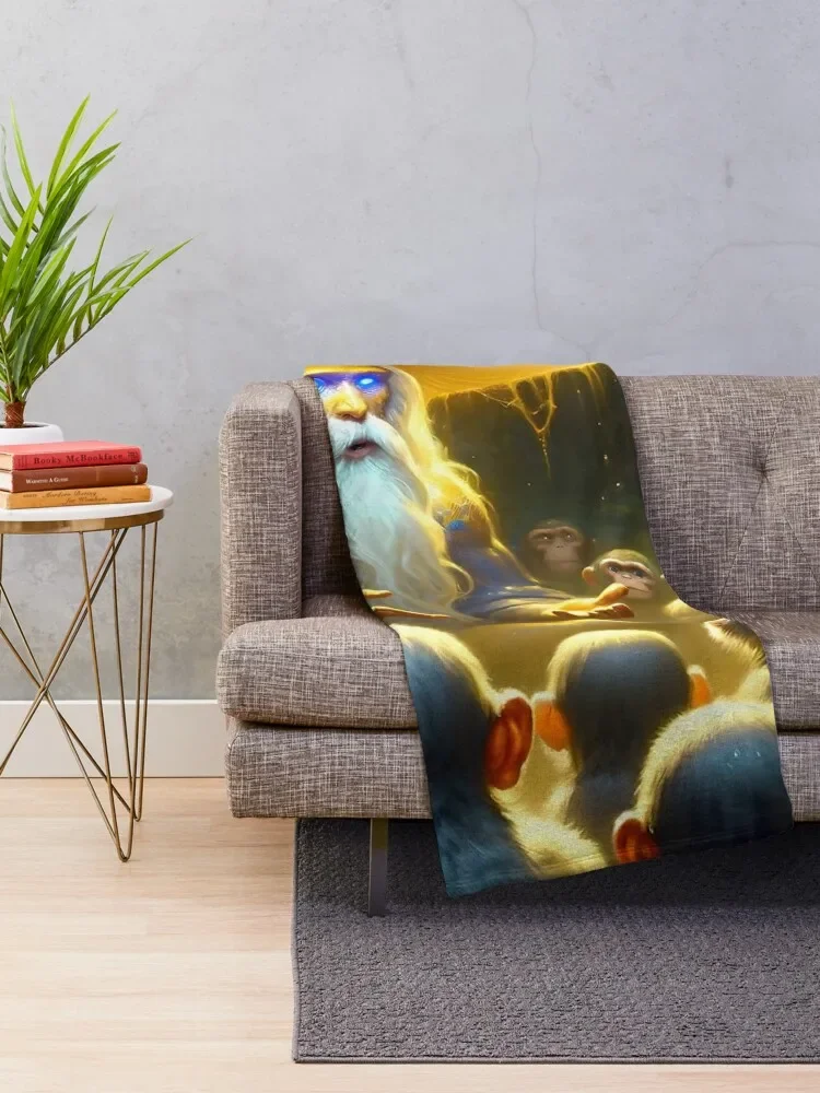 Stoned Ape Theory Throw Blanket For Baby Softest Quilt Blankets