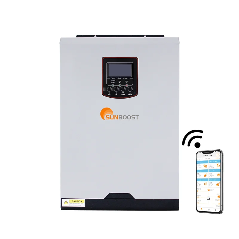 

Sunboost 3,5 кВт 5,5 кВт гибридный автономный солнечный инвертор MPPT 220 В включает в себя систему контроллера заряда постоянного/переменного тока с одним выходом