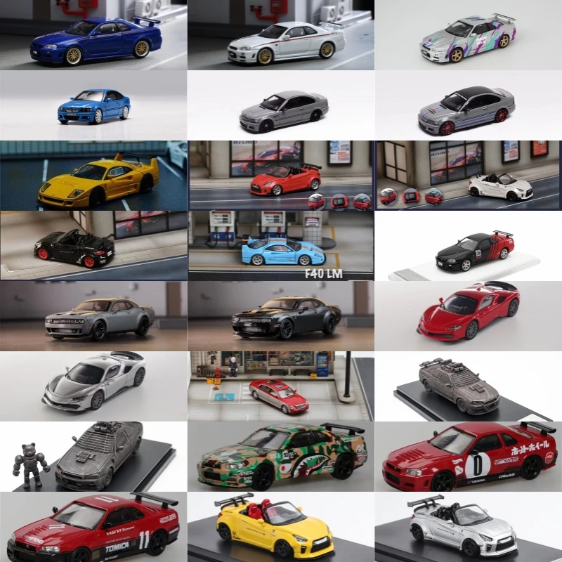 Stance Hunters 1:64 R34 / E46 / F40 / Copen / SRT Diecast Collector's Vehicle Model Car