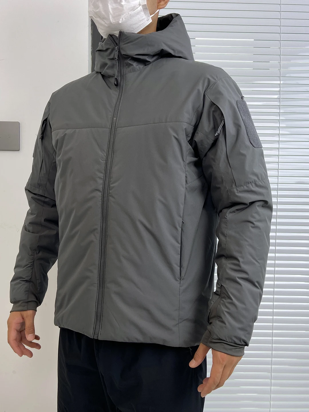 Thickened Outdoor Military Version Men's Cotton Jacket Warmth Windproof Waterproof Hooded Parka Fashionable Urban Style Long ...