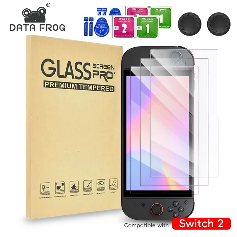 

Switch 2 Tempered Glass Screen Protector 9H Hardness HD Anti-Scratch Film with Bubble-Free Installation