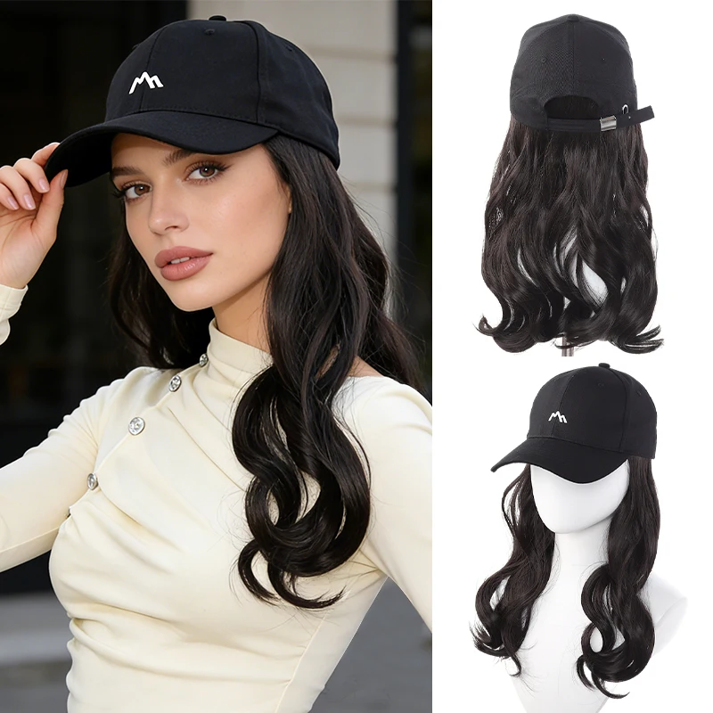 bone-trucker-preto-com-bordado-de-montanha-e-peruca-de-fibra-sintetica-longa-e-cacheada-para-mulheres-acessorio-de-cabelo-casual-e-moderno