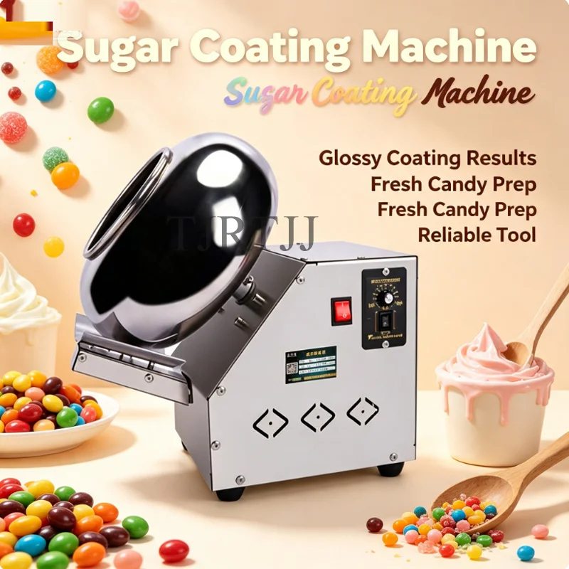 Various Types Chocolate Peanut Coating Machine Dry Fruits Chocolate and Sugar Coating Machine Coating Machine for Chocolate