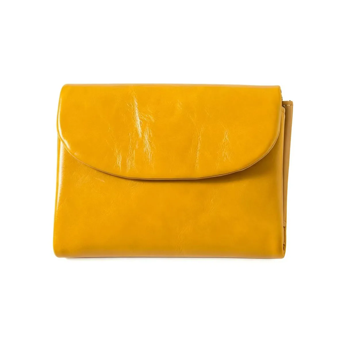 Bifold Short Genuine Leather Wallet RFID Card Holder Purse Women Oil-wax Cow Leather Clutch Bag with Gift Box