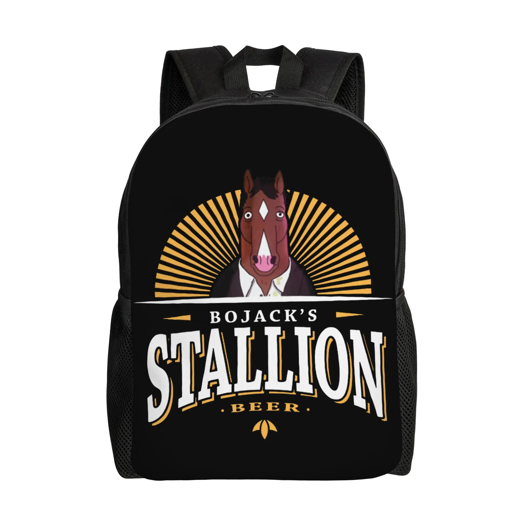 

Модный рюкзак Bojack Horseman Stallion Beer для активного отдыха, школы, бизнеса, с забавным мультяшным принтом, повседневный рюкзак, сумка через плечо для колледжа