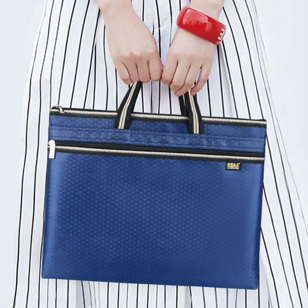 Organizer Bag Filing Products School File Bag File Organizer Package Business Storage Bag A4 Document Bag Business Handbag