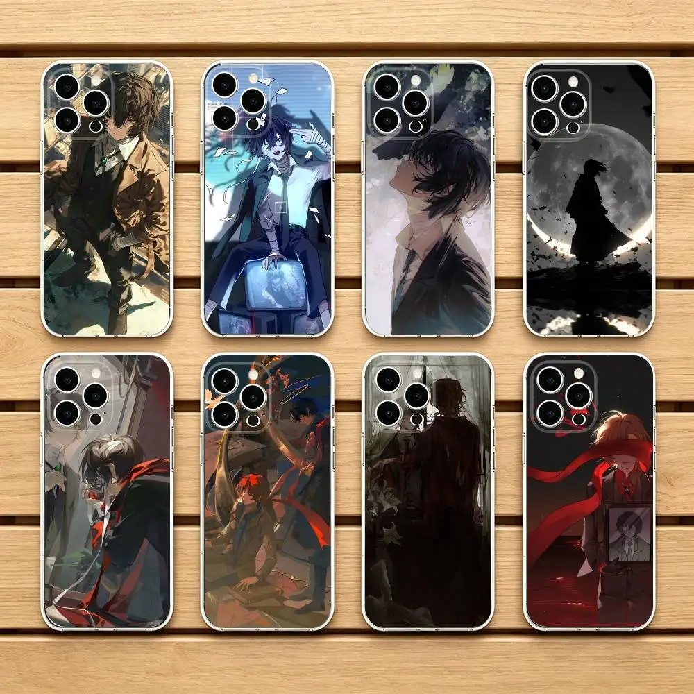 Anime Osamu Dazai Phone Case For iPhone 17 Air 16 15 14 13 12 11 Pro Max Plus Cover