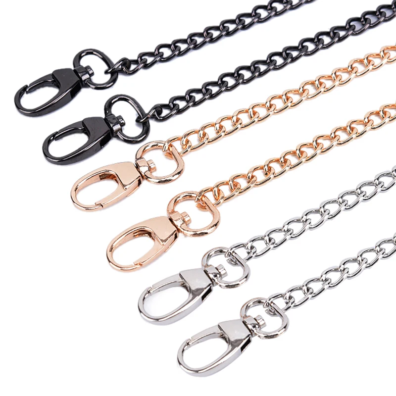 120cm Metal Wallet Chain Strap Handle Shoulder Crossbody Bag Handbag Detachable Shoulder Chain Strap Gold Plated Chain