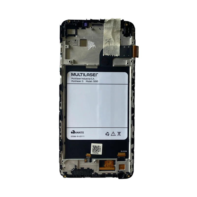 Baru untuk Multilaser S095 Sensor Digitizer Tampilan LCD Layar Sentuh Warna Hitam