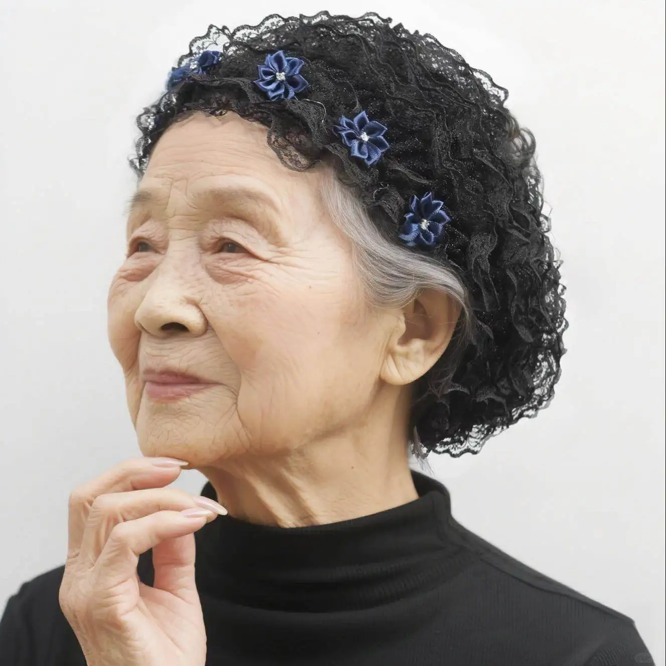 Lace Hair Scarf Wom…