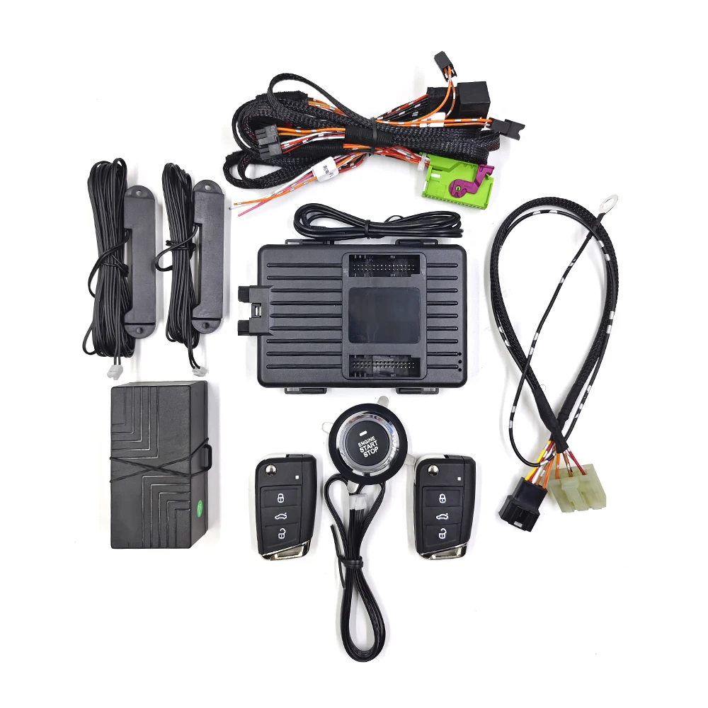 

НОВИНКА ДЛЯ Passat Touareg Octavia Superb Sharan Sagitar Golf Обновление Система Push Start Бесключевой доступ Бесключевой запуск