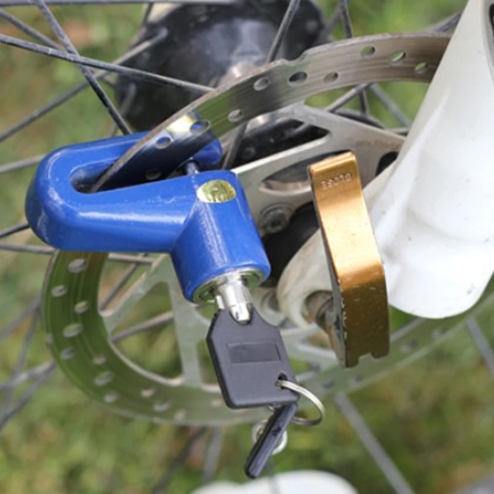 

2pcs Disc Brake For Motorcycle Bike Scooter Security Lock Heavy Duty Bike Accessories Mini Disc Brake Lock Compact Motorcycle