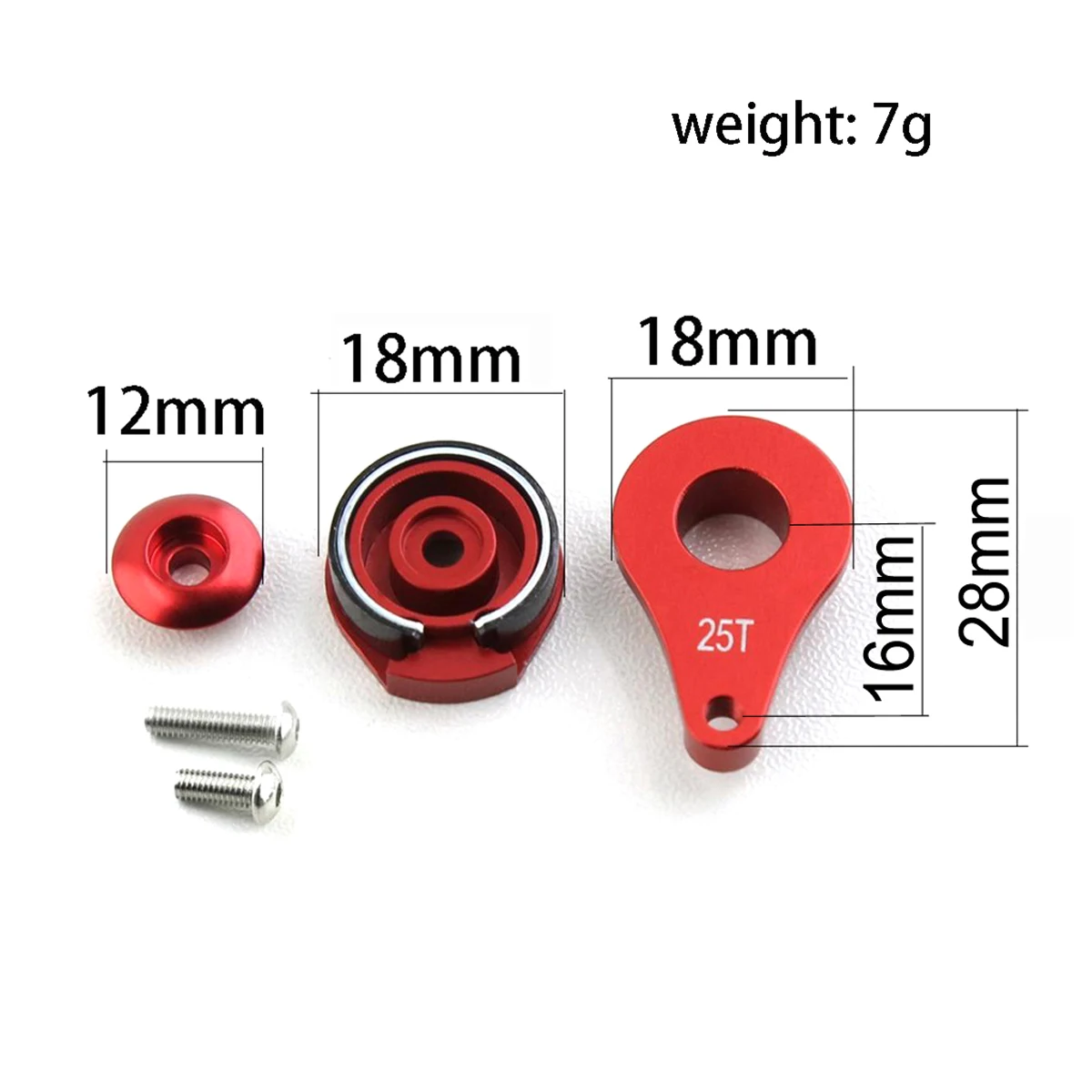 Aluminium 25T Adjustable force Servo Horns Steering Saver Arm For 1/10 RC Crawler Car TRAXXAS TRX4 TRX6 Upgrade Parts