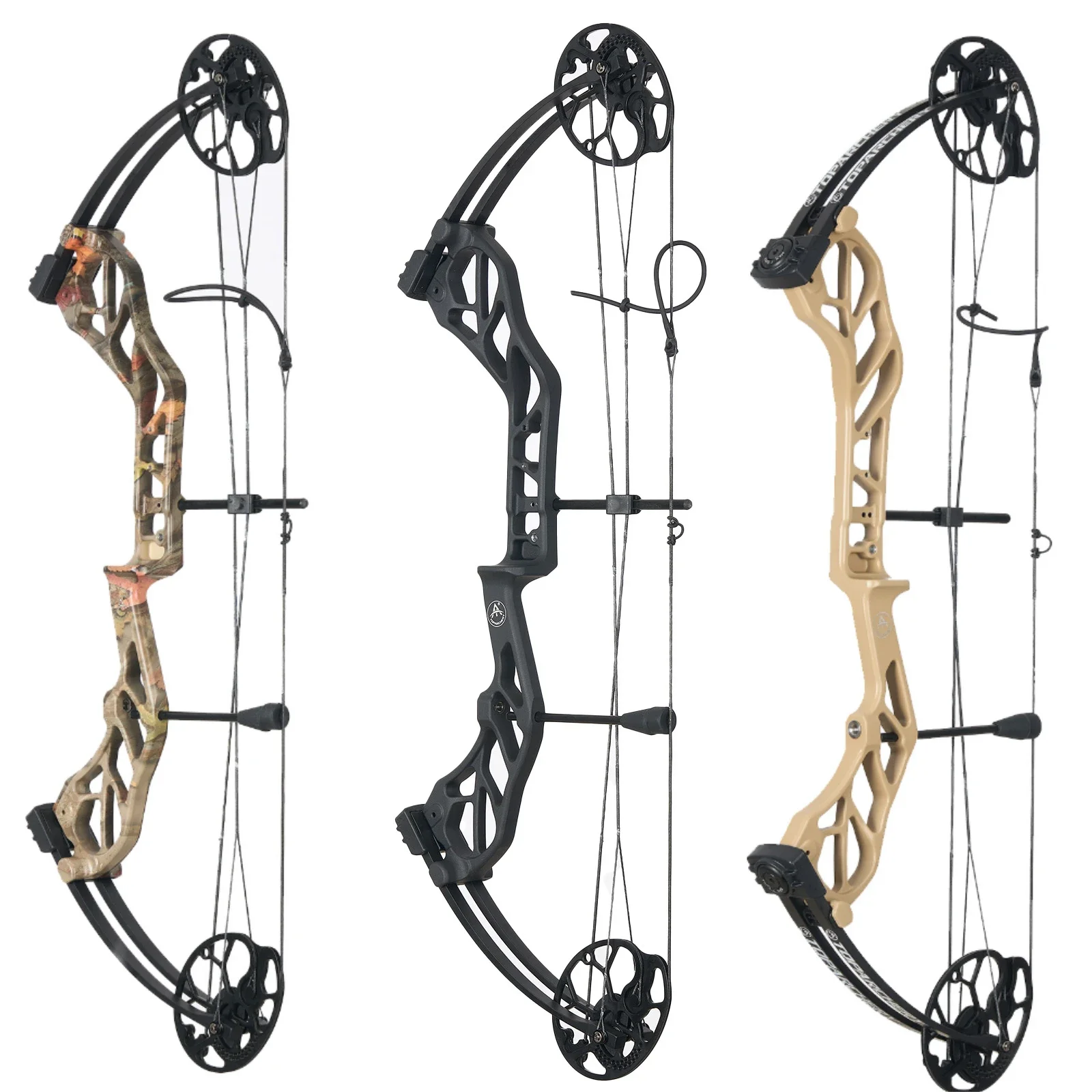 

Compound Bow Archery 19-70lbs 80% Let Off Right Hand Draw Weight Adjustable for Adults and Beginners Outdoor Hunting Shooting