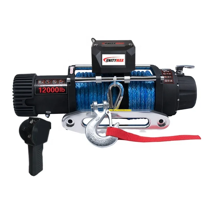 4x4 Winch 12V Steel Rope 17000 Lb Load Capacity Cable Winches