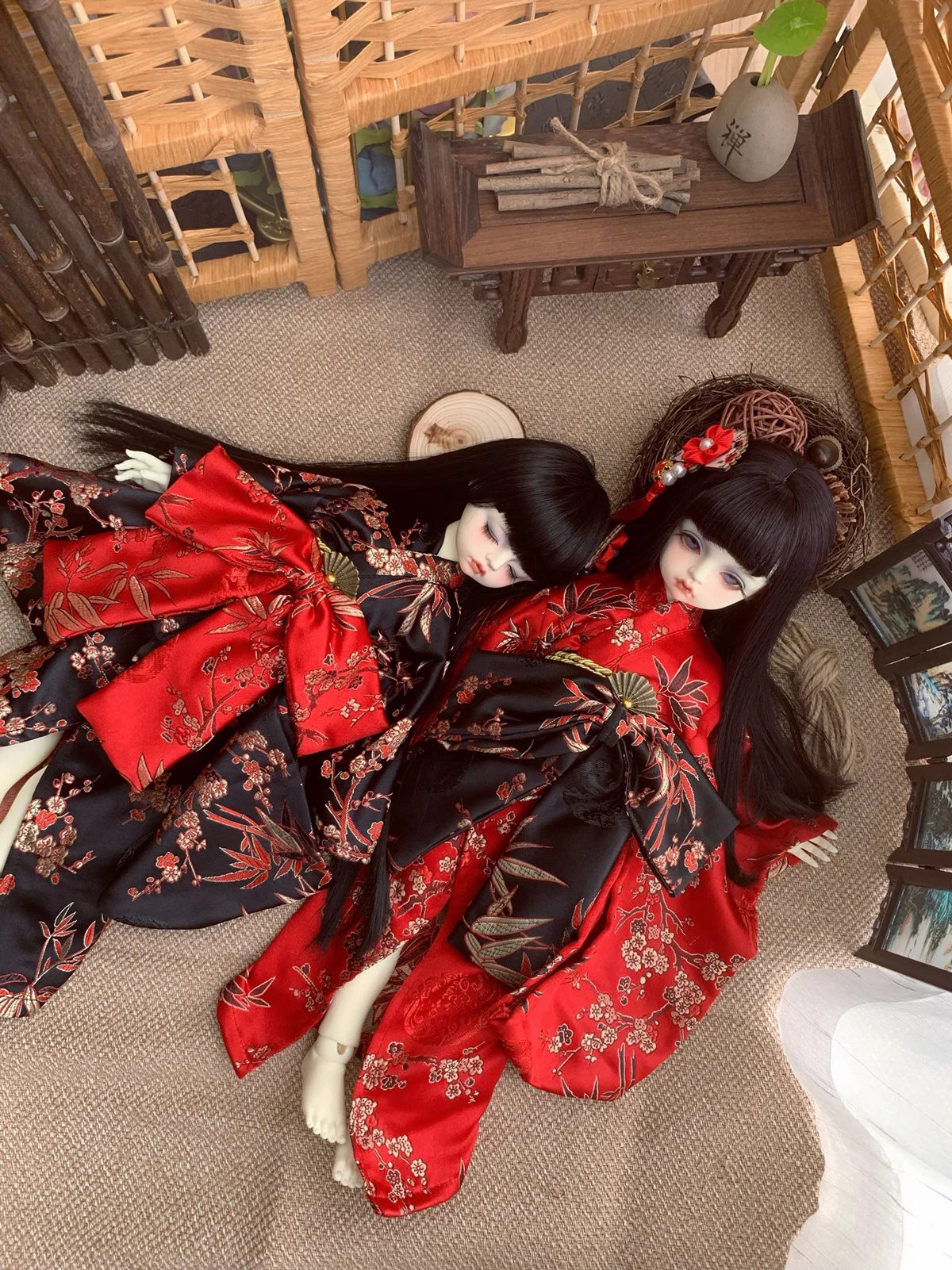 1/6 1/4 1/3 Scale BJD Kimono Robe Ancient Costume Bathrobe Outfit For BJD/SD YOSD MSD SD13 Doll Clothes Accessories A1671