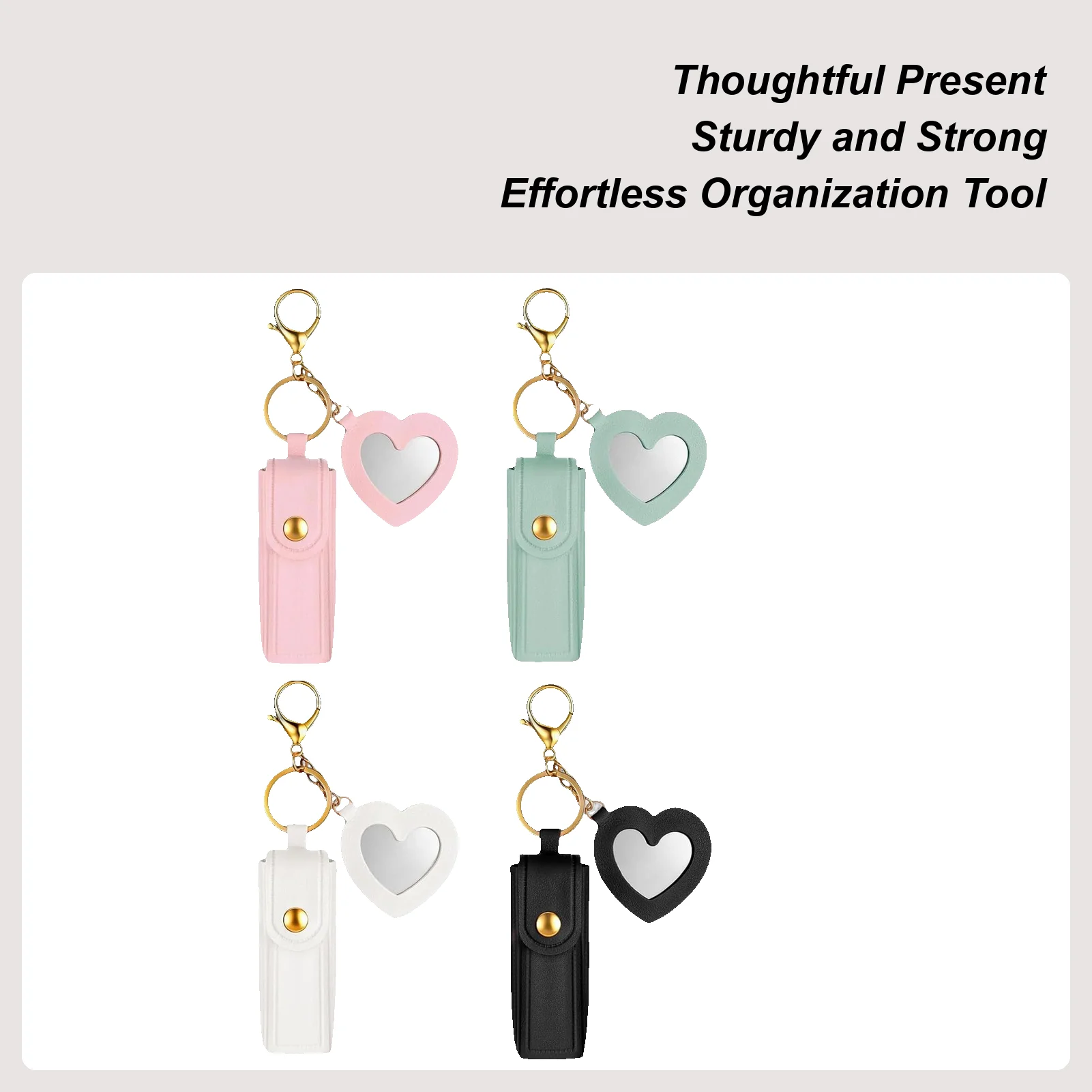 

Брелок-держатель для бальзама для губ, 4 шт., сумка с орнаментом, оттенок для губ, чехол для женщин, девочек, дам, женских жен, макияжа, любителей путешественников