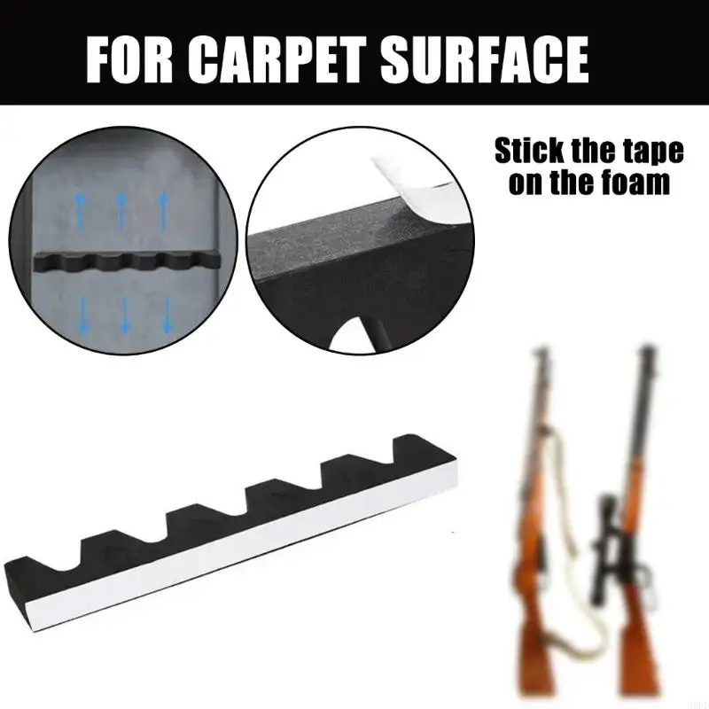 5 slot Rifles Rack Display Stand Rifles Barrels Rest Safe Cabinet Storage Organizers EVA Foam Rifles Holder Stand 69HD