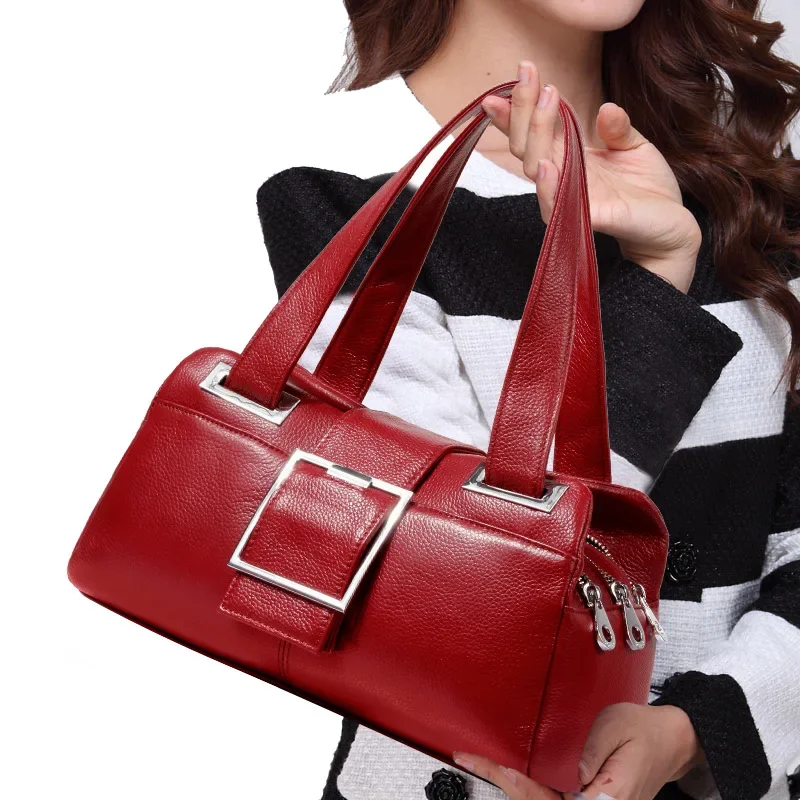 Genuine Leather Handbag Soft Skin Bag Luxury Brand Female Pouch Crossbody Bags for Women Fashion Shoulder Messenger  Handbags