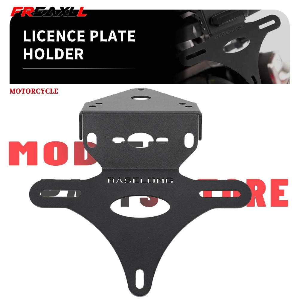 

Motorcycle For Honda XR250R XR400R XR250 XR400 1996-2008 Brake Light Number Frame Motard License Plate Holder Fender Eliminator