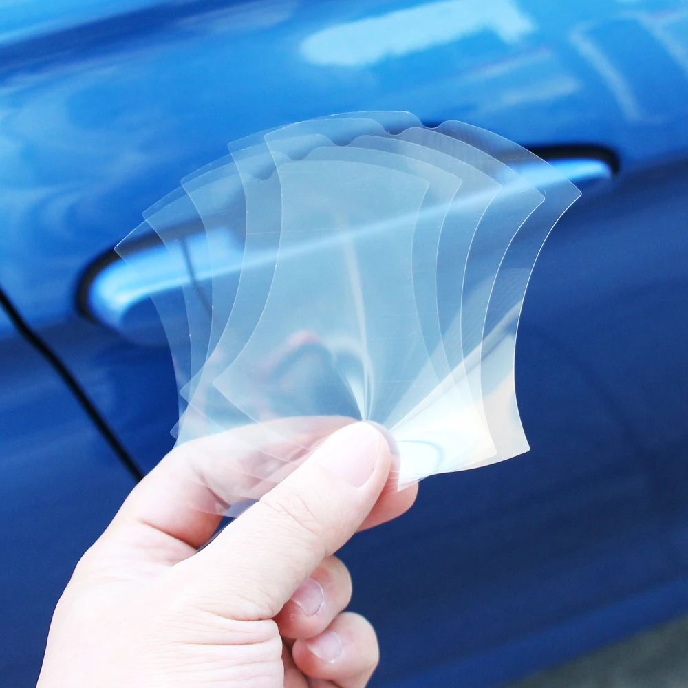 5pcs Transparent Car Door Sticker Handle Protection Film For Daewoo Winstorm Nubira Sens Tosca Matiz Nexia