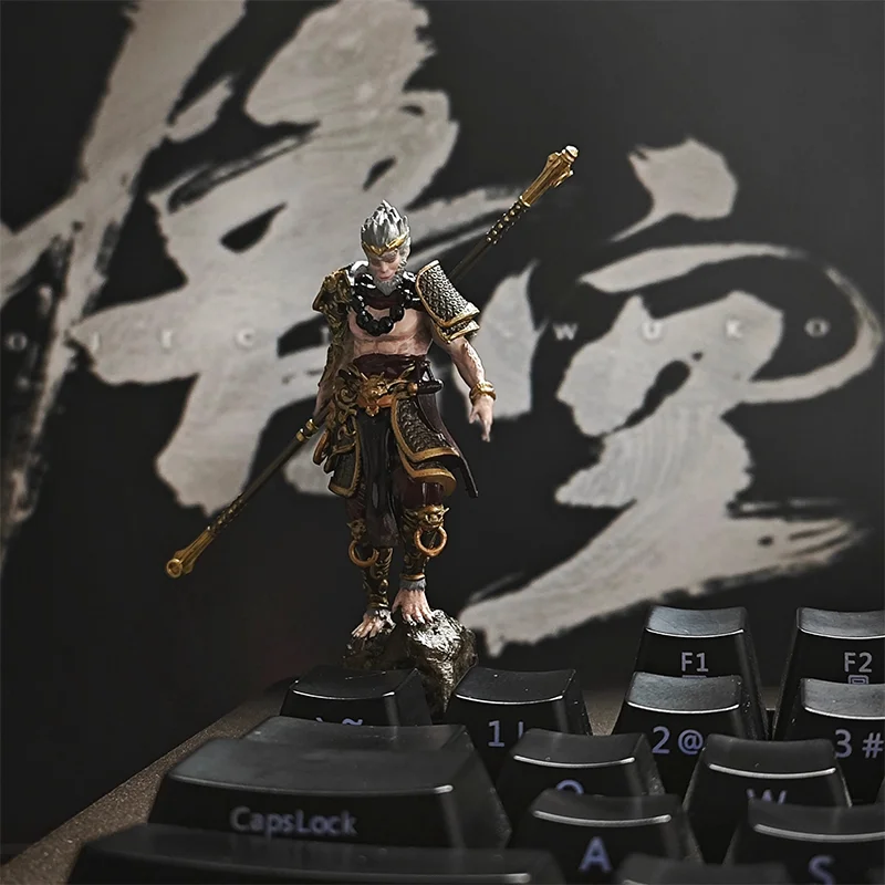 Imagem -06 - Wukong Keycap Jogo Personalizado Adequado para Mac Computer Keyboard Cap pc Preto Esc Gaming Keycaps Presente Surpresa para Menino