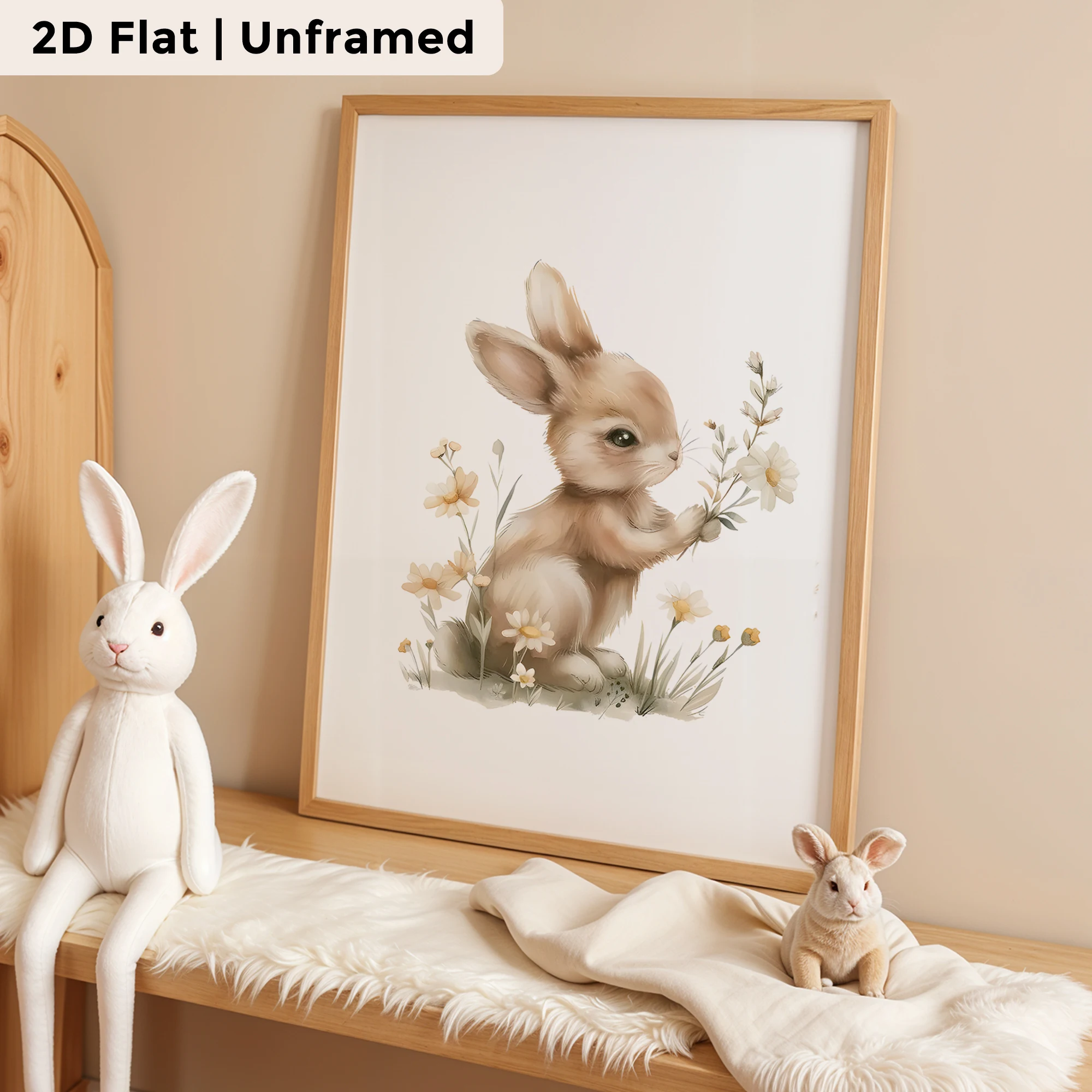 3 Buah Gambar Poster Lukisan K - Home Decor Flowers ulasan dan harga