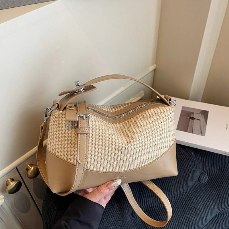 

2025 Новая высококачественная женская кожаная сумка, роскошный бренд, известный дизайнер, Париж, элегантный винтаж ​