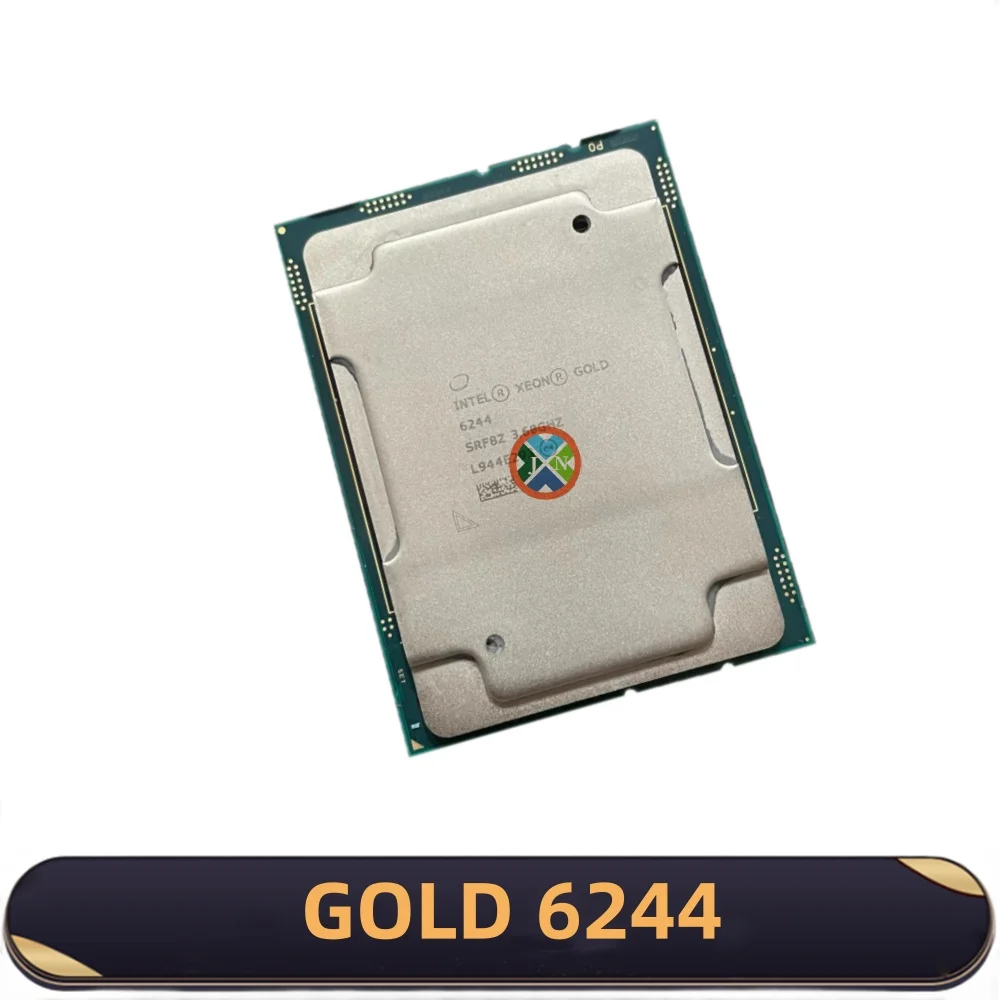 

Intel Xeon Gold 6244 CPU 8-Cores 16-Threads 3.6GHz 24.75MB 150W LGA3647 GOLD6244