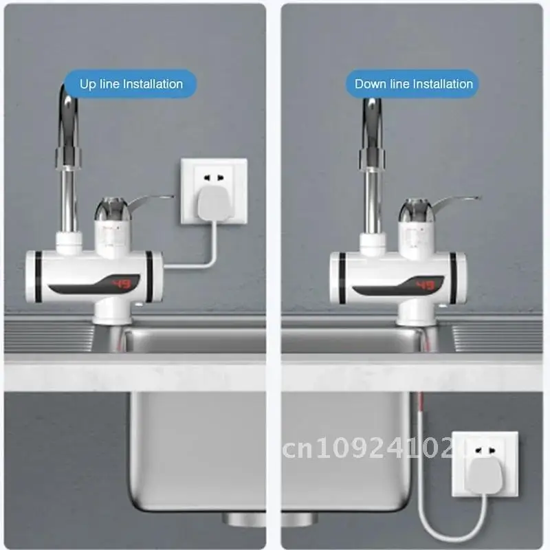 3000W Tankless Water Heater Faucet Shower Instant Water-Heater Electric Bathroom Kitchen Hot For Water Heating Tap Instant