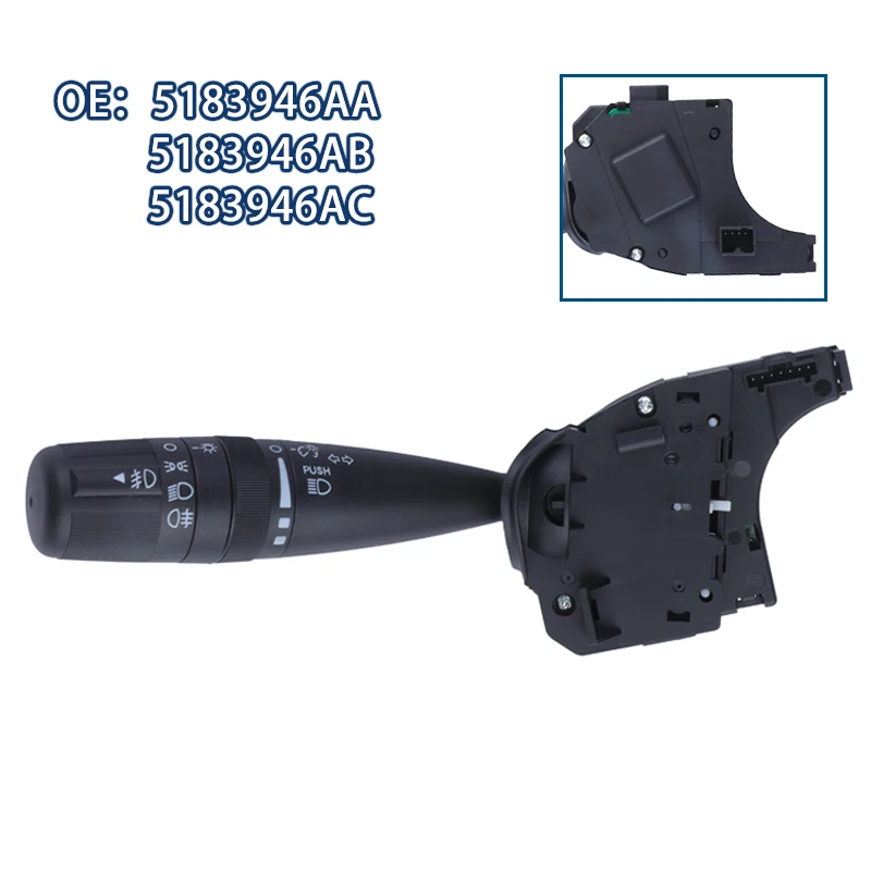 

5183946AA переключатель указателей поворота фар противотуманных фар для Chrysler Dodge Avenger Jeep Compass Grand Wrangler 5183946AB 5183946AC