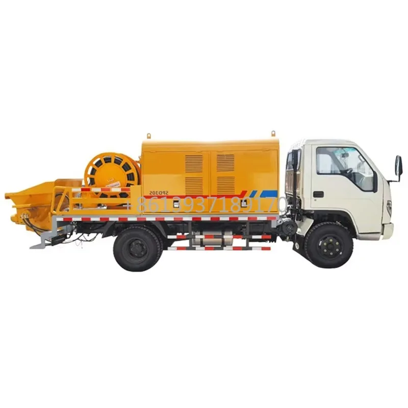 Mobile Wet Shotcrete Machine Concrete Spraying Truck
