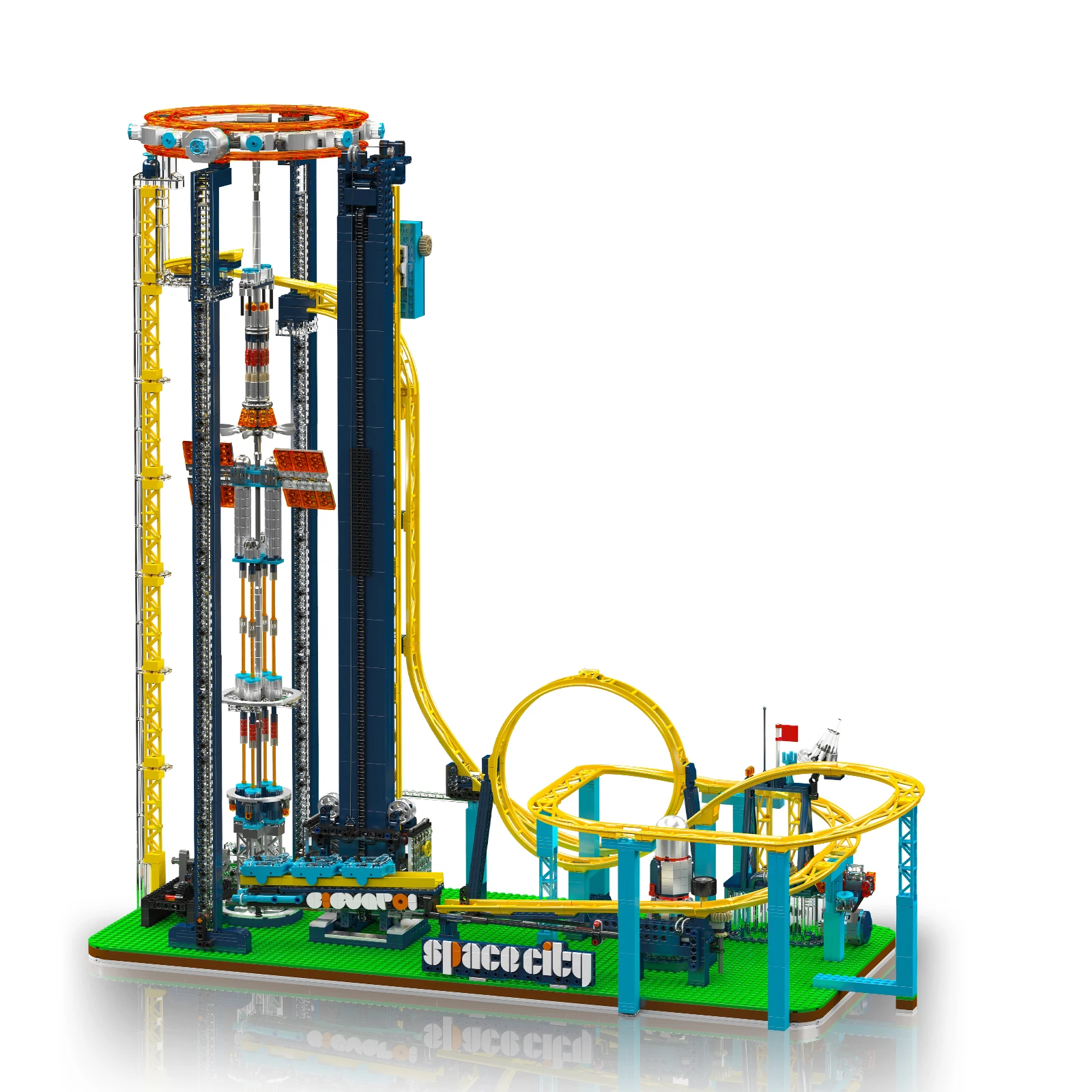 11031 Ruimte Lift Model Kit 3118 stks Kleine Korrel Bouwsteen Assemblage Modellen DIY Speelgoed voor Kerstcadeaus