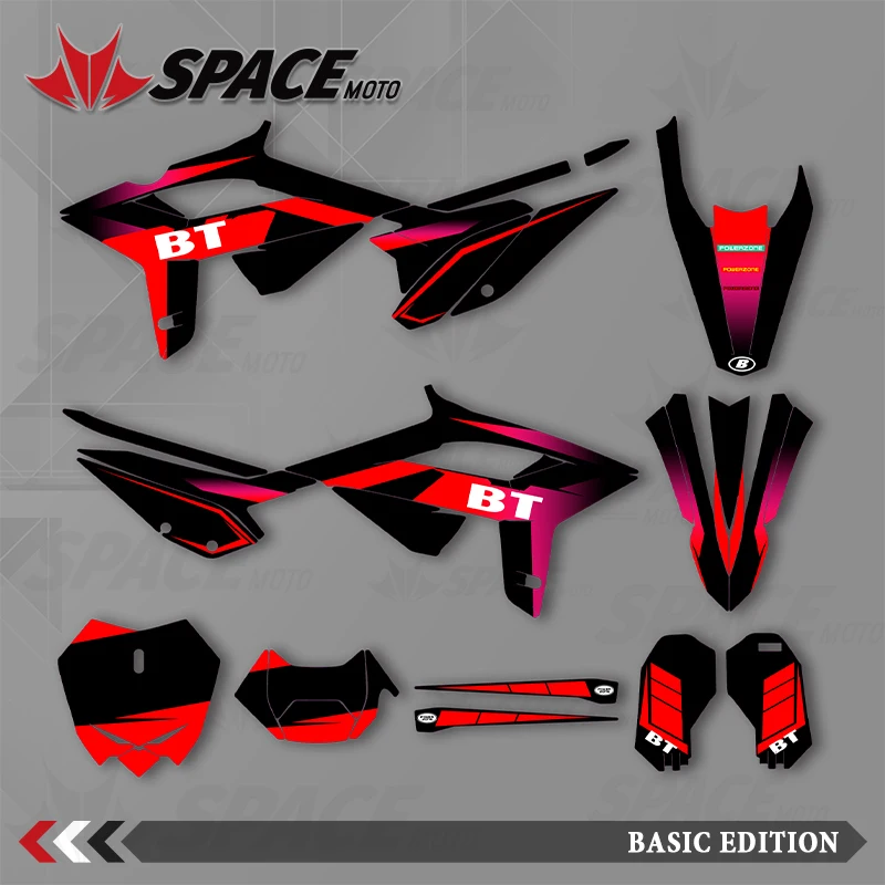 

SPACE MOTO графический фон наклейки наклейки мотоцикл для BETA 20-22BETA RR