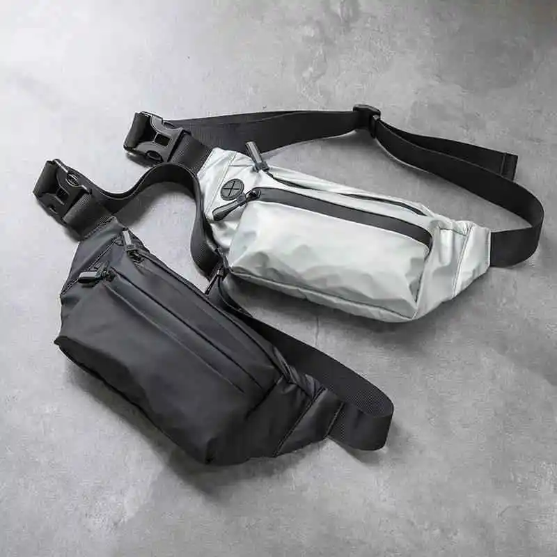 Men's Waterproof Fanny Pack Cycling Chest Bag - alternate angle