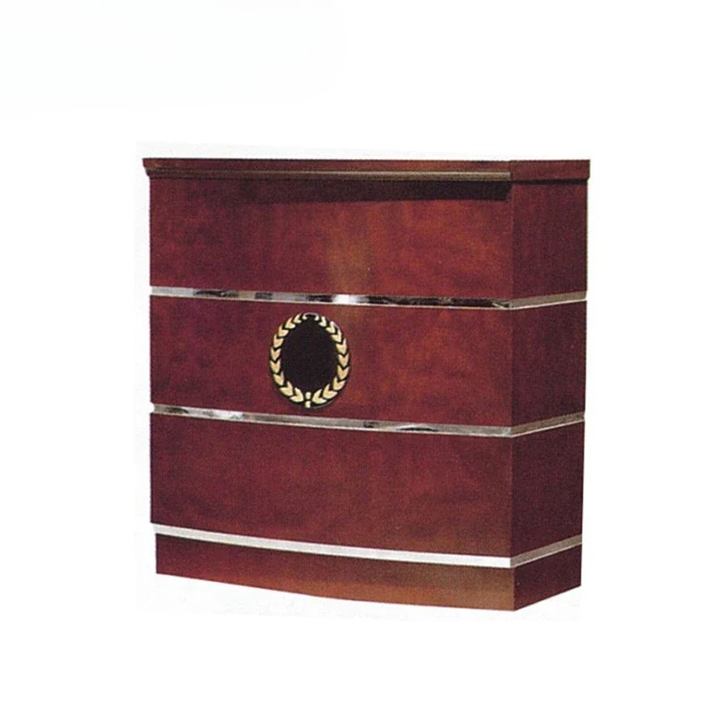 High-end conference room, lecture desk, hotel restaurant welcome reception desk