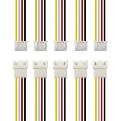 JST XH 2.54mm Pitch 4 Pin Male / Female Socket Connectors XH2.54 4 pin Connector Plug with 26AWG Wire Cable 20CM