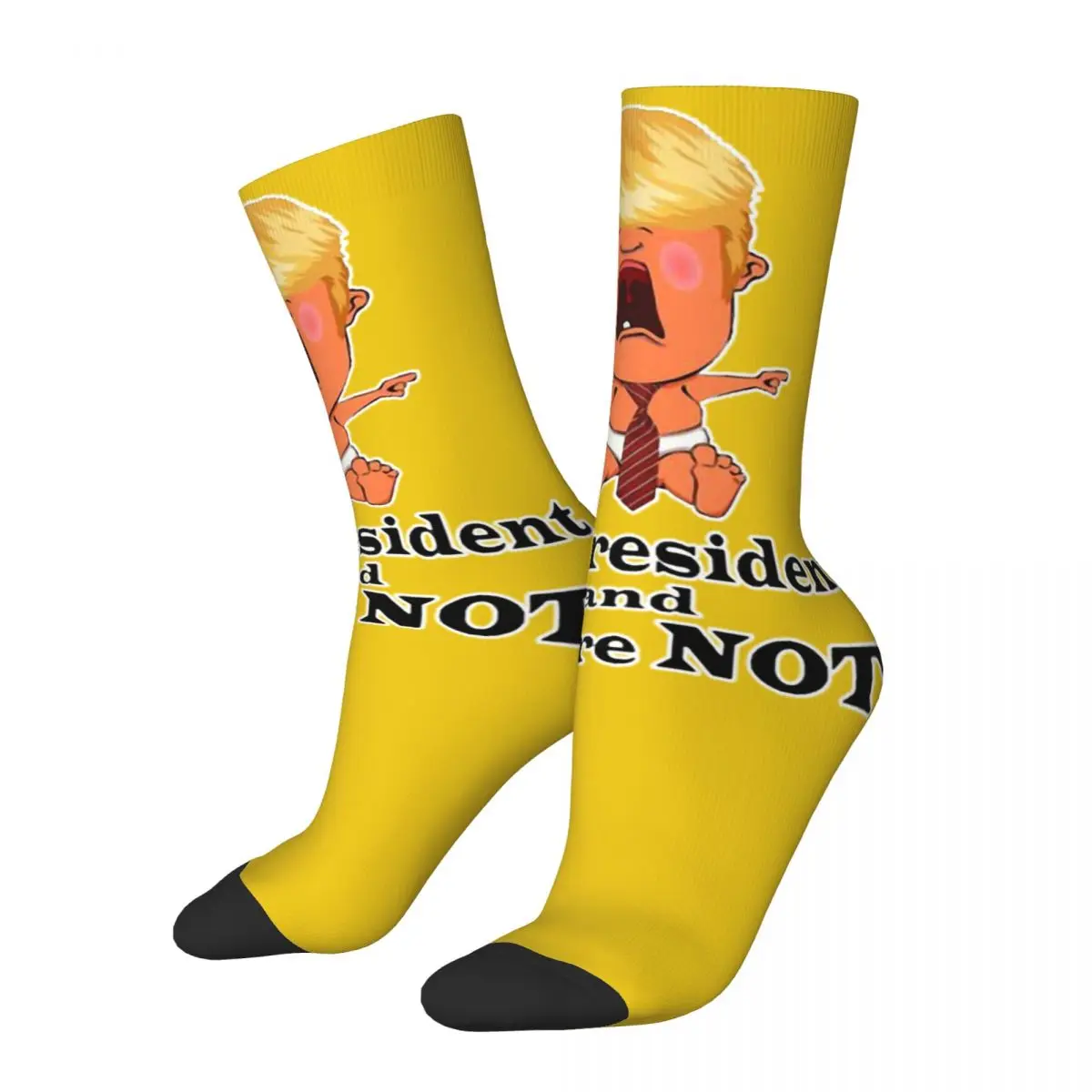 Donald Trump Cartoon Men Women Socks,Motion Beautiful printing Suitable for all seasons Dressing Gifts