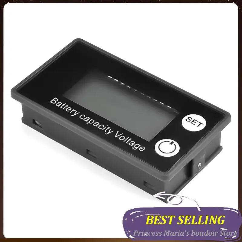 

AB30-Battery Voltmeter DC 8-100V Capacity Indicator Power Meter Lithium Lifepo4 Lead-Acid Cell 12V 24V 48V LCD Screen
