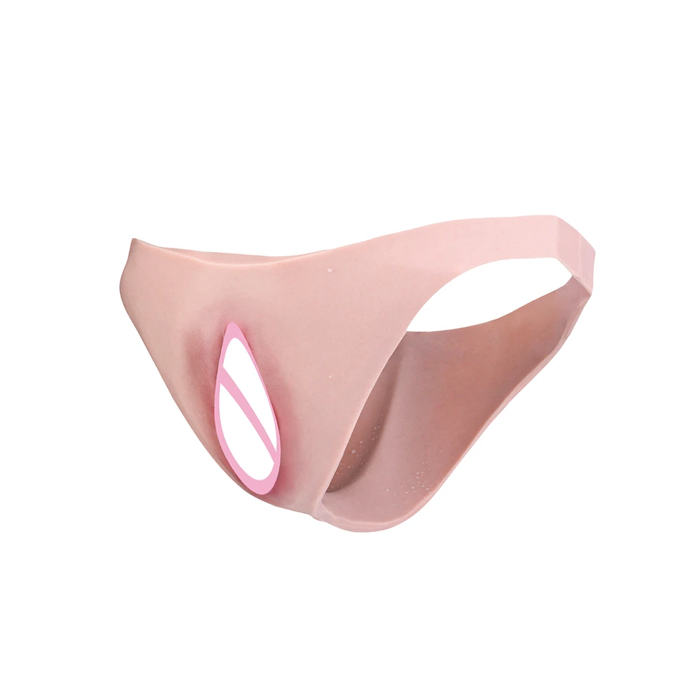 ANOSX Silicone Penis Insertable Clitoris Pants Vagina Wish Panty Fake Vagina Underwear G-Strings Thongs Sex Toys For Men view 5