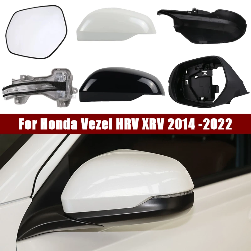 

Auto Outer Rearview Mirror Cover Side For Honda Vezel HRV XRV 2014 2015 2016-2022 Car Mirror Signal Lamp turn signal lens