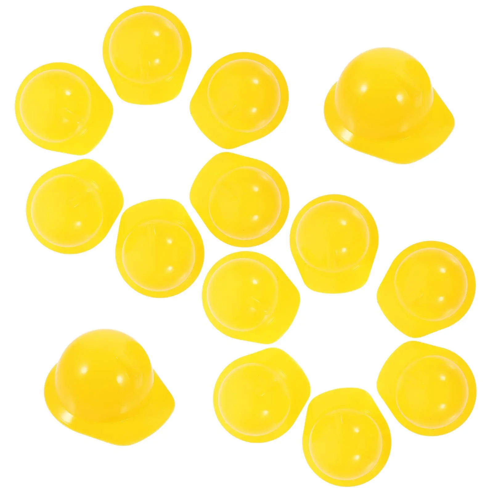 

20 Pcs Mini Construction Hat Decor Helmets for Halloween Small Red Decorations Cap Plastic Hard Baby